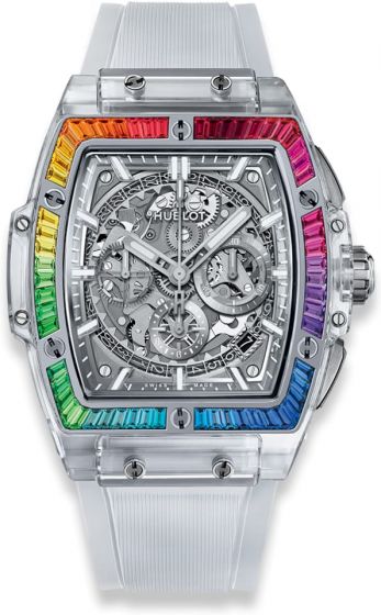 Best Cheap HUBLOT SPIRIT OF BIG BANG SAPPHIRE RAINBOW watch 641.JX.0120.RT.4099